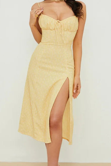 Elegant Floral Bodycon Dress for Women - Summer Beach Vacation Collection 2024 Wholesale
