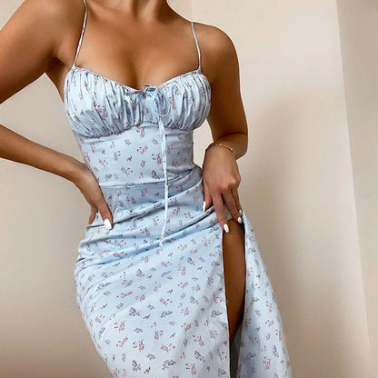 Elegant Floral Bodycon Dress for Women - Summer Beach Vacation Collection 2024 Wholesale