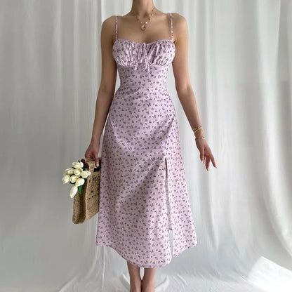 Elegant Floral Bodycon Dress for Women - Summer Beach Vacation Collection 2024 Wholesale